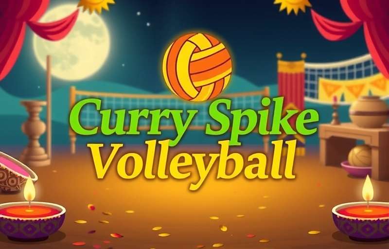 Curry Spike Volleyball festival special mode with Diwali decorations